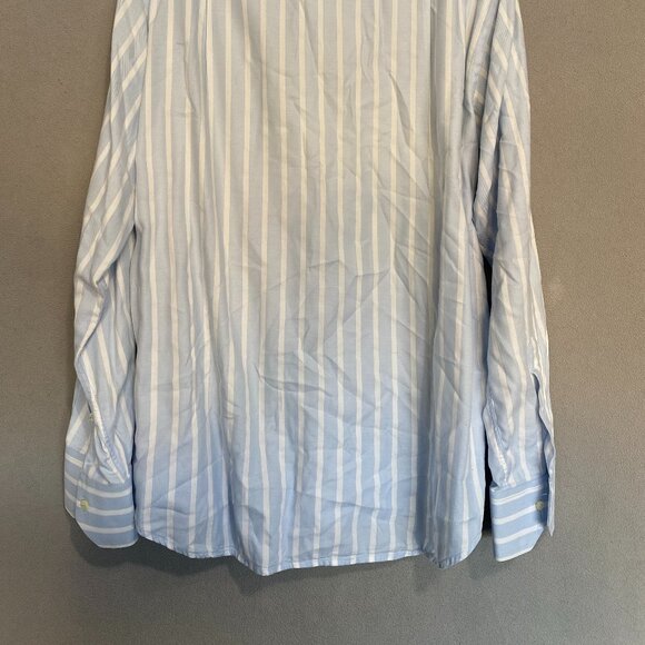 Gianfranco Ferré Studio Men’s Blue/White Striped Dress Shirt 16/41 100% Cotton - Picture 9 of 9